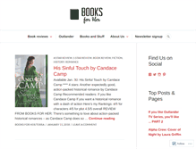 Tablet Screenshot of booksforherreviews.com